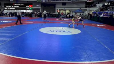 1A-4A 106 3rd Place Match - Kellen Mitchell, Oak Grove vs Myles Bailey, Piedmont