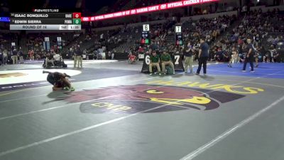 120 lbs Round Of 16 - Isaac Ronquillo, Bakersfield (CS) vs Edwin Sierra, Poway (SD)