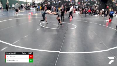 132 lbs Cons. Round 4 - Brody Crozier, Scramblers vs Allen Diaz, Lexington