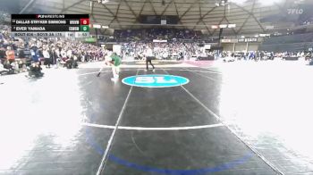 Boys 3A 175 lbs Champ. Round 3 - Dallas Stryker Simmons, White River vs Ever Yamada, Edmonds-Woodway