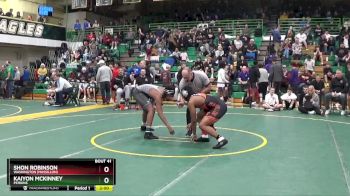 165 lbs Champ. Round 1 - Kaiyon McKinney, PERKINS vs Shon Robinson, Washington (Massillon)