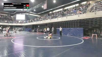 105 lbs Quarterfinal - Xavier Lewis, Milford vs Kameron Rohaly, Pittsburgh