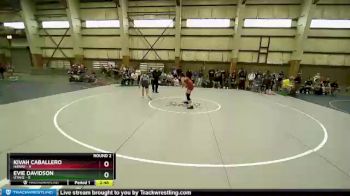 120 lbs Round 2 (3 Team) - Kivah Caballero, HAWAII vs Evie Davidson, UTAH2