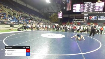 106 lbs Cons 8 #2 - Brett Swenson, Minnesota vs Isaac Wignall, Iowa