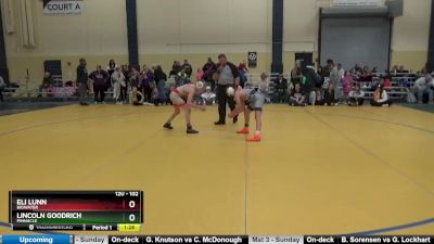 102 lbs 1st Place Match - Eli Lunn, BigWater vs Lincoln Goodrich, Pinnacle