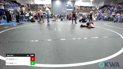 135 lbs Rr Rnd 2 - Brooklyn Austin, Redskins Wrestling Club vs Sloane Lang, Choctaw Ironman