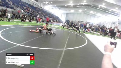 156 lbs Consi Of 8 #1 - Zachary Zentner, Mantanona TC vs Isaac Montano, NM Royalty
