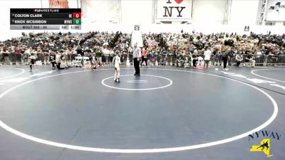 50 lbs Champ. Round 1 - Colton Clark, Brawler Elite vs Knox McGibbon, Malone Youth Wrestling Club