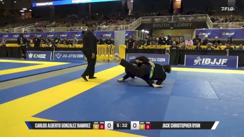 Jack Christopher Ryan vs Carlos Alberto Gonzalez Ramirez 2026 Pan Jiu Jitsu IBJJF Championship