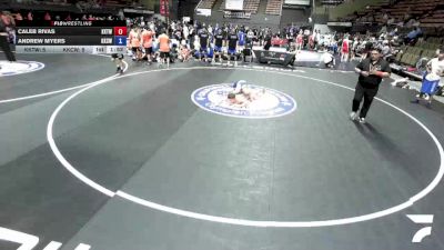 138 lbs Caleb Rivas, KTWA-Kings-Tulare Wrestling Association vs Andrew Myers, KCWA - Kern County Wrestling Association