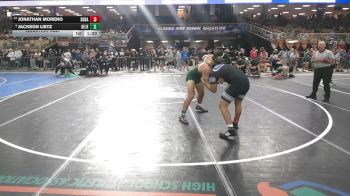 175 3A Quarterfinal - Jonathan Moreno, South Dade vs Jackson Lietz, George Jenkins