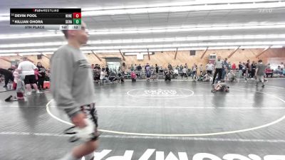 62 lbs 5th Place - Devin Pool, Honeoye Falls vs Killian OHora, Scranton