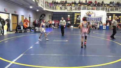 74 lbs Round Of 32 - Reid Decker, Mountaineer Elite vs Gabe Peace, Quaker Valley