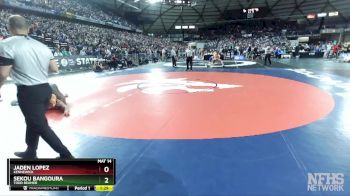 3A 190 lbs Semifinal - Sekou Bangoura, Todd Beamer vs Jaden Lopez, Kennewick