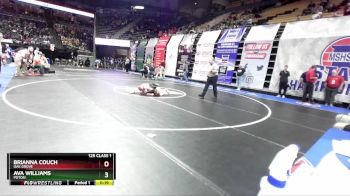 125 Class 1 lbs Cons. Round 1 - Brianna Couch, Oak Grove vs Ava Williams, Potosi