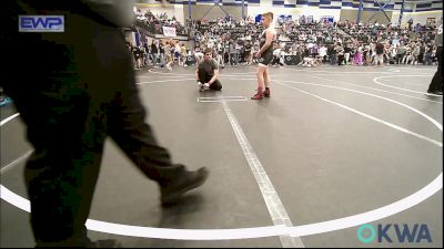 130 lbs Consolation - Kasen Dickson, Shelton Wrestling Academy vs Brodie Banister, Newkirk Takedown Club