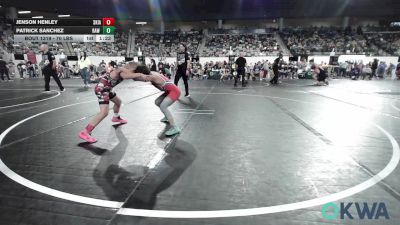 70 lbs Round Of 16 - Jenson Henley, Skiatook Youth Wrestling vs Patrick Sanchez, Raw Wrestling Club