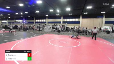 69 lbs Consi Of 4 - Jayden Zapata, Inland Elite WC vs Gavin Miller, Rancho Bernardo WC