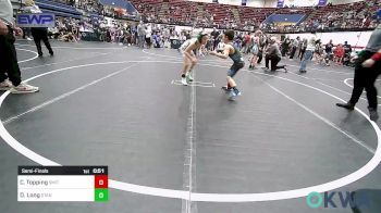 67 lbs Semifinal - Colt Topping, Smith Wrestling Academy vs Dawson Long, Standfast OKC