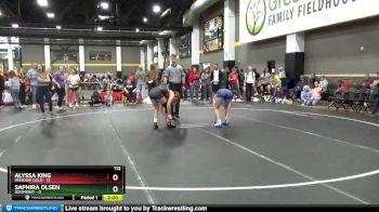 112 lbs Round 2 (6 Team) - Saphira Olsen, Doomsday vs Alyssa King, Missouri Gold