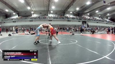 215 lbs Champ. Round 1 - Alexander Nunez, Willard Youth Wrestling Club vs Ethan Saft, Missouri