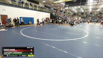 157 lbs Cons. Round 2 - Doost Kaker, Spring Valley/Elmwood vs Matthew Lundstrom, Ellsworth