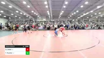 138 lbs Consi Of 64 #1 - David (DJ) Zeiler, VA vs Tate Rusher, KS