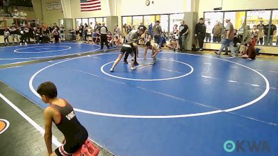 110 lbs Consi Of 4 - Andrew Kraft, Broken Arrow Wrestling Club vs Barrett Redeagle, Salina Wrestling Club