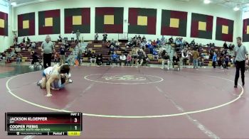 157 lbs 1st Place Match - Cooper Fiebig, Willoughby South High School vs Jackson Kloepfer, Bay