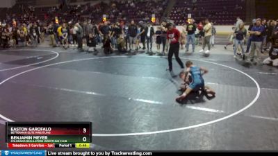 74 lbs Quarterfinal - Benjamin Meyer, Colorado Regulators Wrestling Club vs Easton Garofalo, Betterman Elite Wrestling