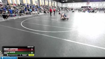 150 lbs Cons. Round 2 - Brody Hoffman, Wabeno/Laona/Th. Lakes vs Lucas Nance, Fremd