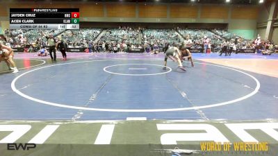 135 lbs Consi Of 64 #2 - Jayden Cruz, Hillsboro Mat Club vs Acen Clark, Klamath Basin Warriors