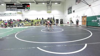 131 lbs Cons. Round 3 - Ruby Contreras Martinez, Fresno City vs Danny Hurtado, San Joaquin Delta