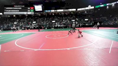 55 lbs Champ. Round 1 - Andrew Zuercher, EAG2 vs Tyler Marasch, STR1