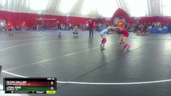 122-127 lbs Round 2 - Lydia King, Geneseo vs Olivia Hallam, Cedar Rapids Kennedy