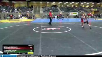 70 lbs 3rd Place Match - Izabelle Byrne, Deschutes Mat Club vs Stellah Dierkes, Illinois Valley Youth Wrestlin