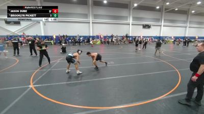 150 lbs Semifinal - Brooklyn Pickett, Unattached vs Jason Dube, Unattached