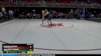 120 lbs Round 2 (8 Team) - Hunter Teeters, Bellevue East vs Brayden Canoyer, Waverly