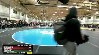 285 lbs 1st Place Match - Cash Lucas, Sand Springs vs Grady Fey, Redfield Wrestling