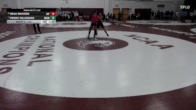 141 lbs Champ. Round 1 - Beau Beavers, Sioux Falls vs Pedro Velazquez, MSU Moorhead