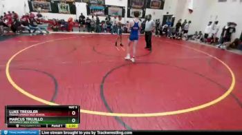 126 Boys Champ. Round 2 - Luke Tressler, Pagosa Springs High School vs Marcus Trujillo, Severance High School