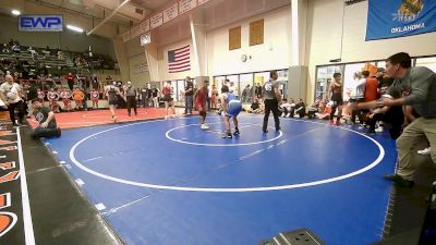 119 lbs Quarterfinal - Bubba Brownen, Pryor Tigers vs Samuel Perez, Grove Takedown Club