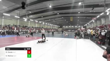 49 lbs Rr Rnd 1 - Braxton Daves, Southwest Hammers vs Kai Molina, Southwest Hammers