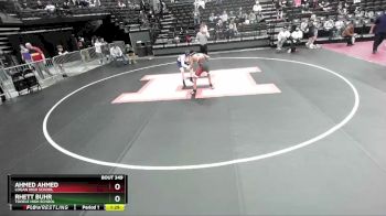 123 lbs Cons. Round 2 - Rhett Buhr, Tooele High School vs Ahmed Ahmed, Logan High School
