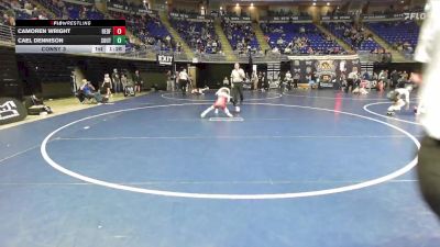 75 lbs Consy 3 - Camoren Wright, Bedford vs Cael Dennison, South Fayette