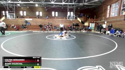 106 lbs Cons. Round 3 - Ryder Doleschal, Serra vs Colton Hernandez, Los Gatos