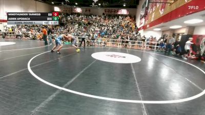 190 lbs Cons. Round 1 - Aiden Apodaca, Shoshoni Junior High School vs Windthunder Tarness, Dubois Middle School