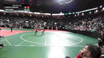 128 lbs Champ. Round 1 - Tara Davis, PWCA vs Hartley Winslow, Unattached