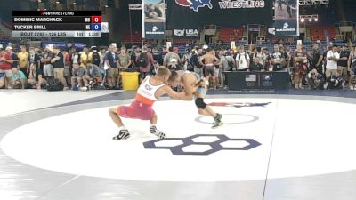 126 lbs Cons. Sub-rd Of 32 - Dominic Marchack, Missouri vs Tucker Brill, Nebraska