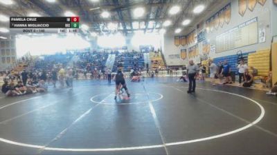 140 lbs Semifinal - Pamela Cruz, IMPACT WRESTLING vs Hanna Migliaccio, Riverview High School